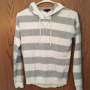 Light color block hoodie